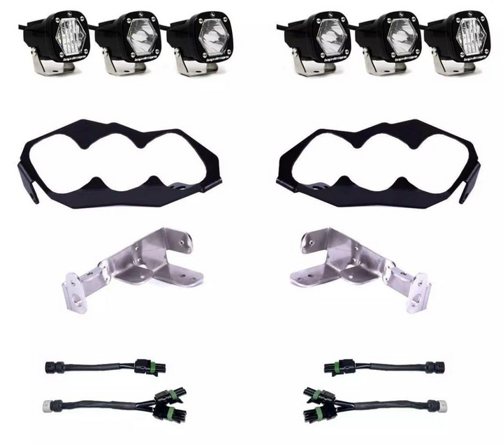 Faros principales S1 para maverick R Baja designs