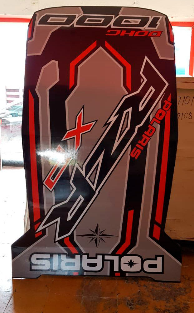 TOLDO 4 PLAZAS ROTULADO RZR 1000