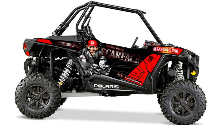 GRAFICOS COMPLETOS POLARIS RZR 2 PLAZAS