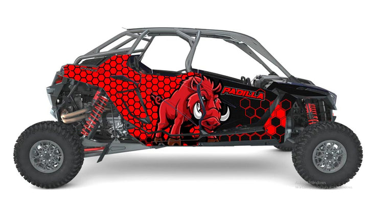 GRAFICOS COMPLETOS POLARIS RZR 4 PLAZAS