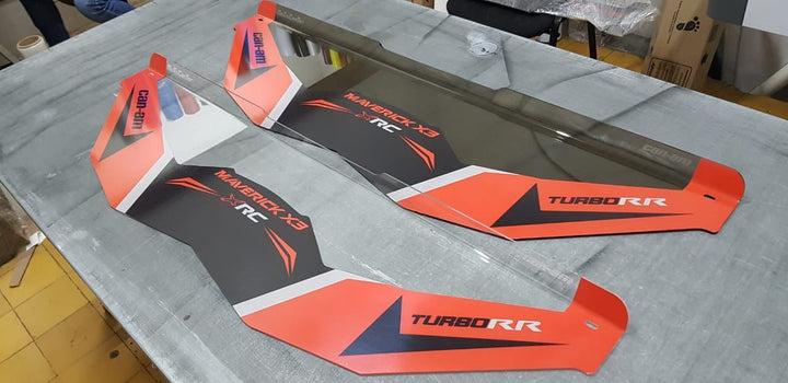 MEDIO PARABRISAS TRANSPARENTE MAVERICK X3 RC