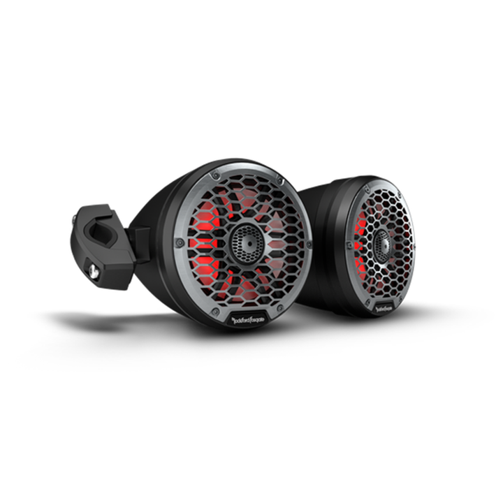 Torre con bocina M2 6.5″ negra con luz / par ROCKFORD FOSGATE