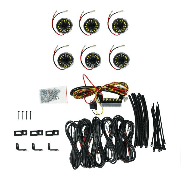 kit 6 luces CYCLONErocklight blanca KC