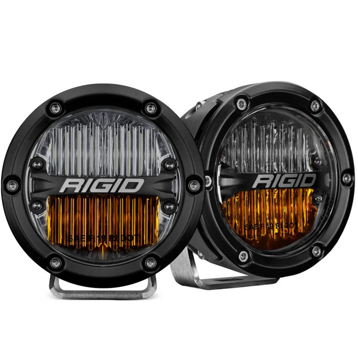 Faros 360 sae 4″ blanco ambar / par RIGID