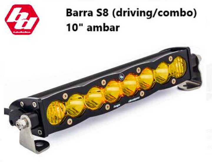 BARRA S8 10" ( DRIVING-COMBO ) AMBAR