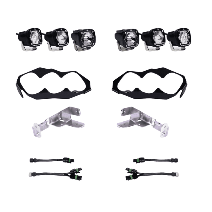 Faros principales S1 laser para maverick R Baja designs