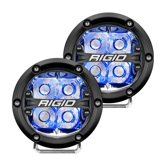 Faros 360 srs 4″ spot azul / par RIGID