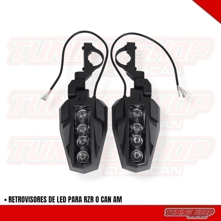 RETROVISORES DE LED PARA RZR O CAN AM