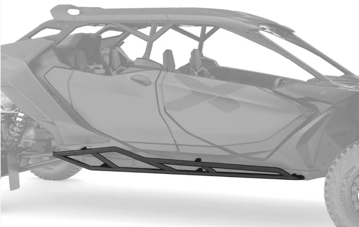 Rocksliders negros originales para Maverick R 4 plazas can-am.