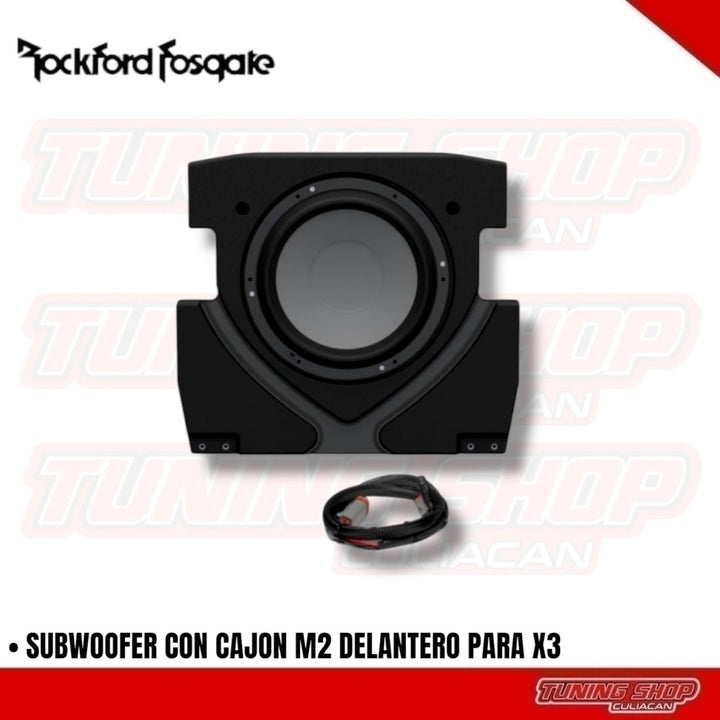 SUBWOOFER CON CAJON M2 DELANTERO PARA X3