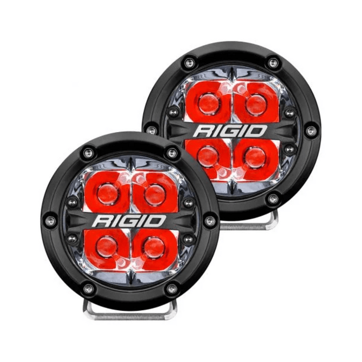 Faros 360 srs 4″ spot rojo / par RIGID