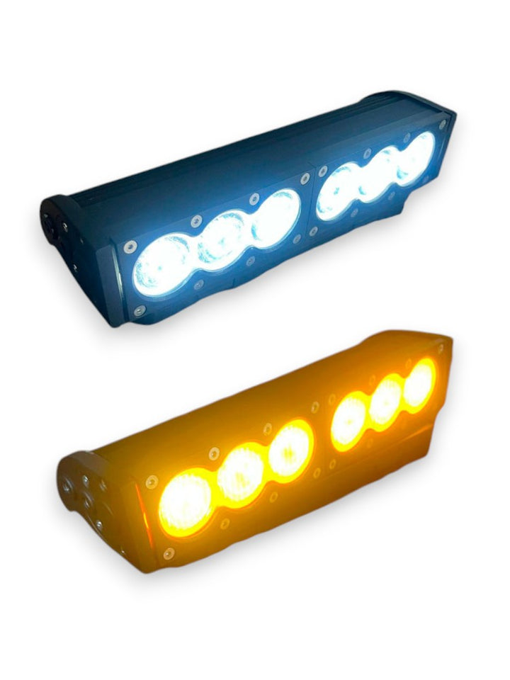BARRA LED 10'' AMBAR Y BLANCA