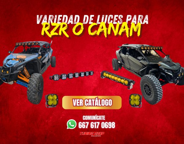 Tuning Shop Culiacan - Slide movil Catálogo de Luces