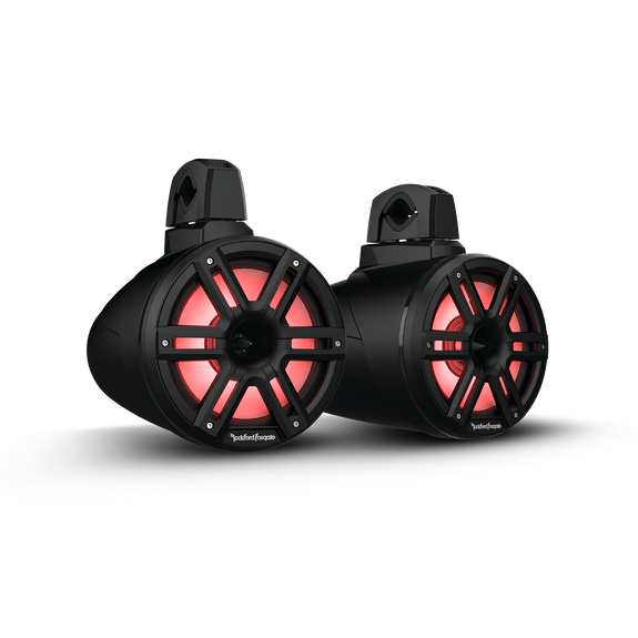 Torre con bocina M2 8″ negra Twitter bala con luz / par ROCKFORD FOSGATE